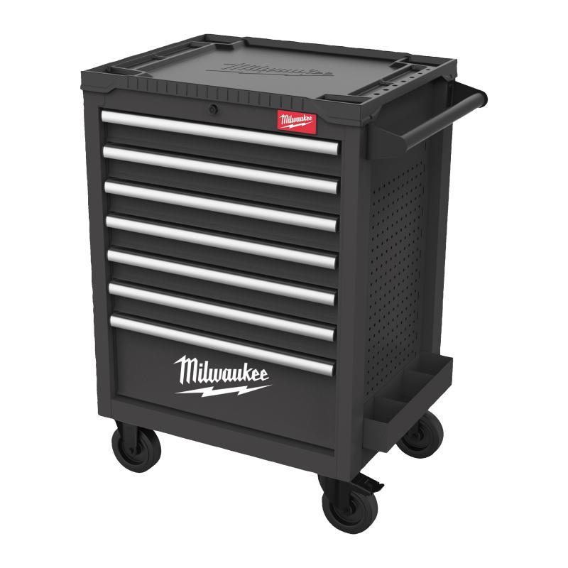 Carrello Portautensili A 7 Cassetti Standard - Milwaukee — CARRELLO PORTAUTENSILI 7 CASSETTI GRIGIO - CM7G