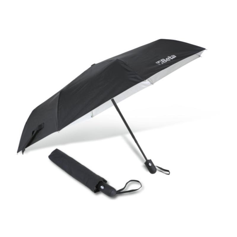 Ombrello In Nylon T210 Con Fusto In Alluminio, Nero, 3 Sezioni, Automatico 9521 BETACollection 095210000
