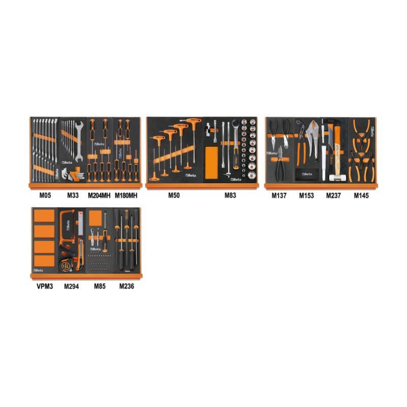 Assortimento Di 144 Utensili Per Impiego Universale In Vassoio Morbido In Eva 5904VU/2M Beta 059041212