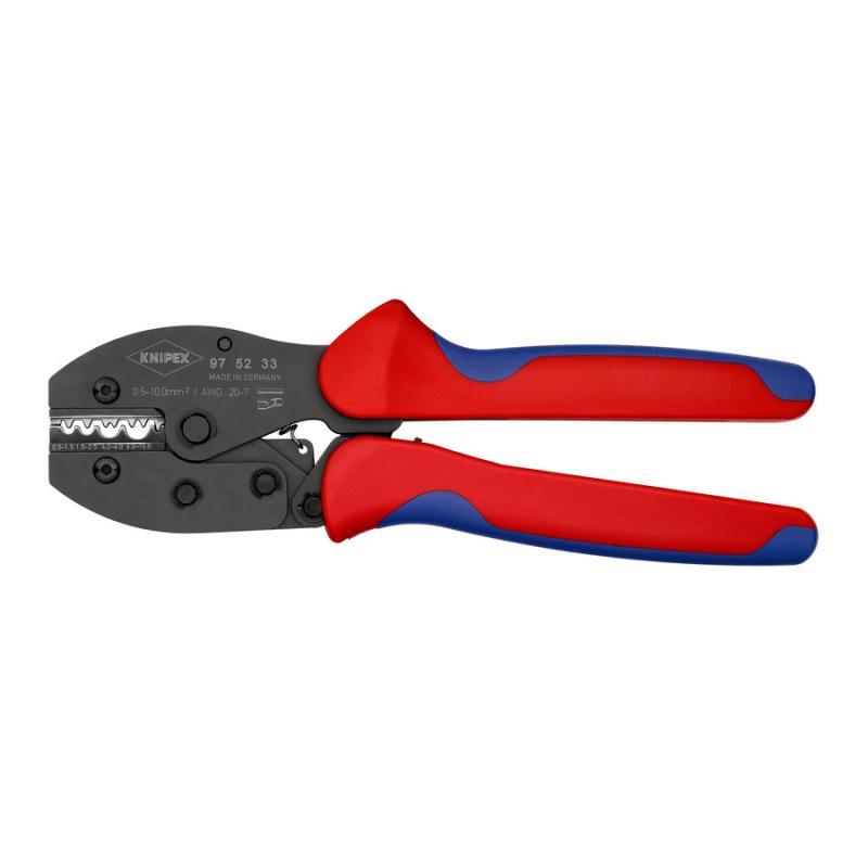 KNIPEX 97 52 33 PreciForce Pinza per capicorda con impugnature multicomponente brunita 220 mm