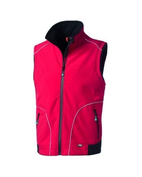 Gilet Softshell Preston Chiusura Zip Waterproof - Rossini HH623 — 3XL / Rosso/Nero