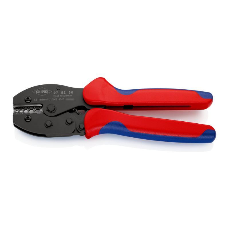 KNIPEX 97 52 30 SB PreciForce Pinza per capicorda con impugnature multicomponente brunita 220 mm in blister