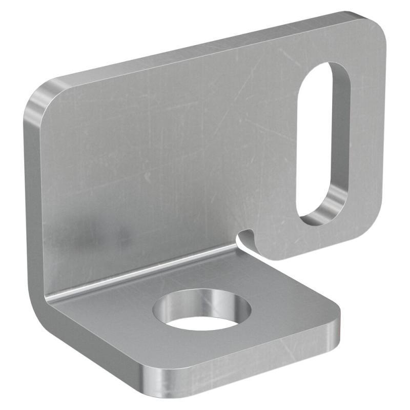 FISCHER MW SU Staffa Angolare Per Collegamento Profili Solar Spess. 4mm Asola Corta