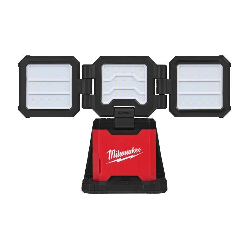 Faro Led 18V 3 Teste Multidirezionali Con Alimentazione Ibrida - Senza Batteria - M18 Mdtl-0 - Milwaukee 4933498149