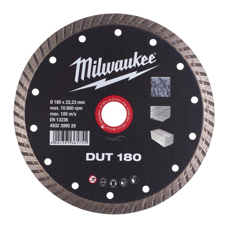 Disco Diamantato Dut Materiali Morbidi - Milwaukee — DISCO DIAM. DUT 180MM