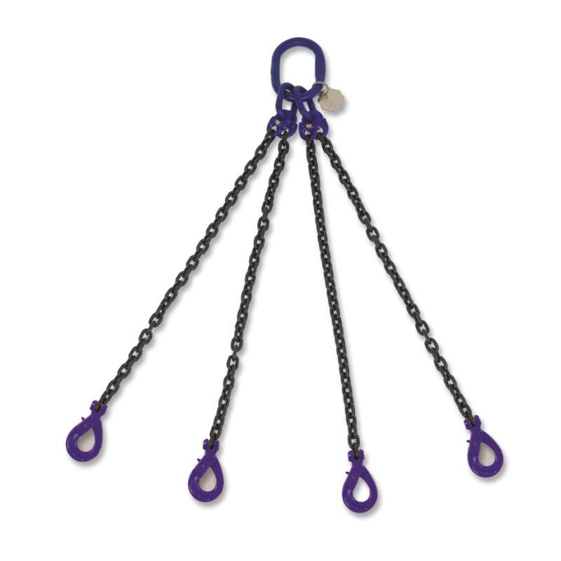 Pendente Per Sollevamento Catena A 4 Bracci, Ganci Self-Locking G10 8094SL/G10 Robur