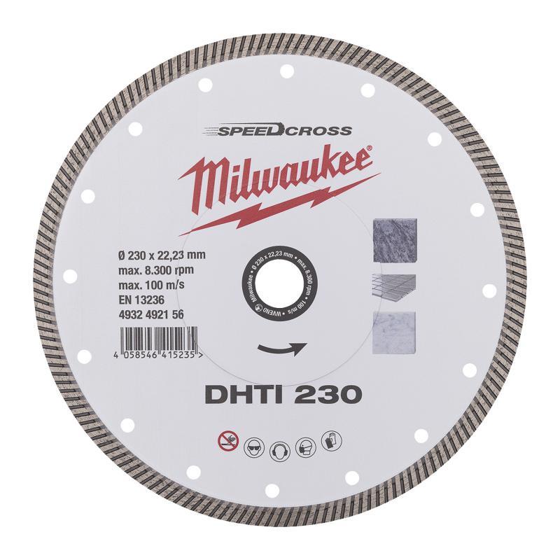Disco Diamantato Dhti Granito Pietra Artificale E Gres - Milwaukee — DISCO DIAM SPEEDCROSS DHTI 230MM