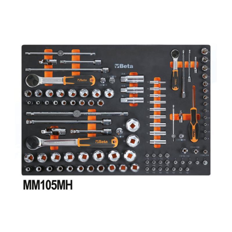 Assortimento Di 199 Utensili Per Impiego Universale In Vassoio Morbido In Eva 5945VUM Beta 059451011