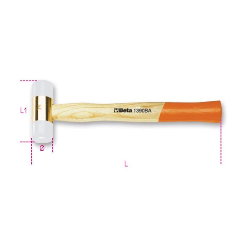 Mazzuola Con Battenti In Nylon Antiscintilla 1390BA Beta 013900805