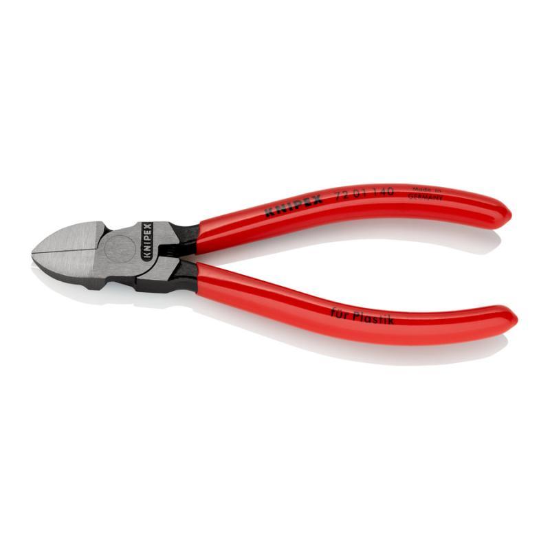 KNIPEX 72 01 140 Tronchesi per resina sintetica rivestiti in resina sintetica 140 mm