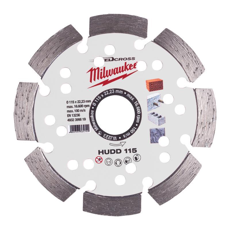 Disco Diamantato Hudd Materiali Duri - Milwaukee — DISCO DIAM SPEEDCROSS HUDD 115MM