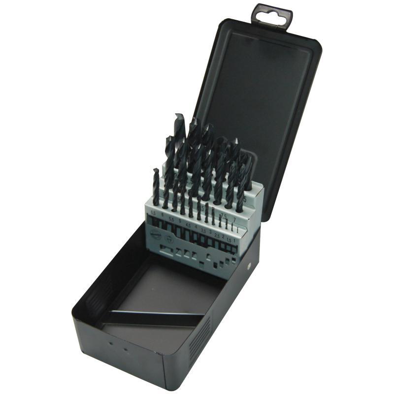 Punte Per Metallo Forgiate In Hss R Din 338 - Milwaukee — CASSETTA PUNTE HSS-R 25 Pz ( Ø da 1 a 13 con incremen