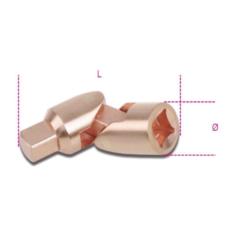 Snodo Con Attacchi Quadri Maschio E Femmina 1/2" Antiscintilla 921BA/25 Beta 009210845