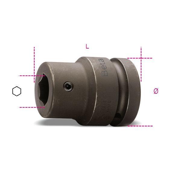 Bussola Portainserti Macchina Con Attacco Quadro Femmina 1" Fosfatata 727PI/22 Beta 007270022