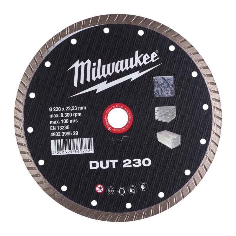 Disco Diamantato Dut Materiali Morbidi - Milwaukee — DISCO DIAM. DUT 230MM