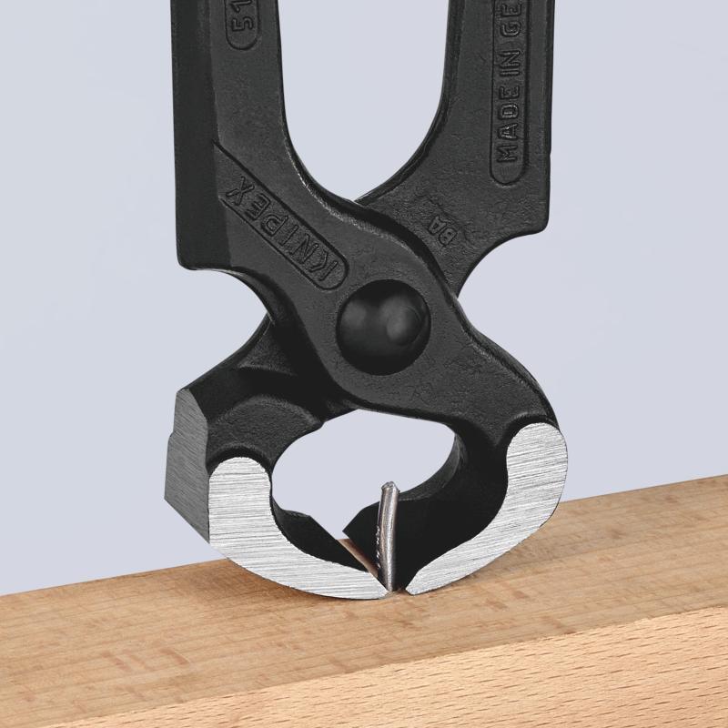 KNIPEX 51 01 210 Tenaglia a martello rivestiti in resina sintetica atramentata nera 210 mm