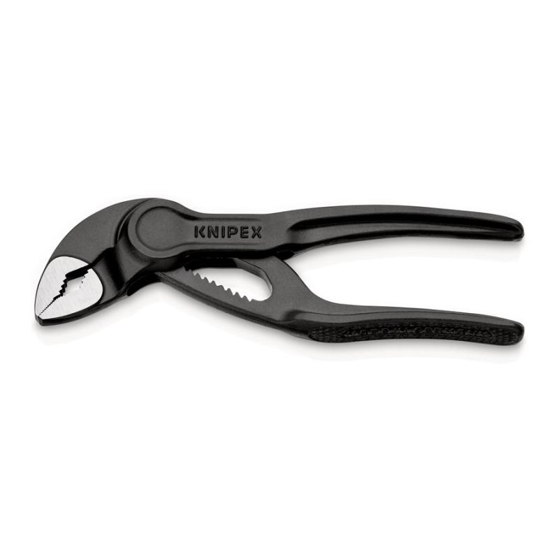 KNIPEX 87 00 100 Cobra® XS Pinza regolabile per tubi e dadi superficie ruvida con stampa bonderizzata grigia 100 mm