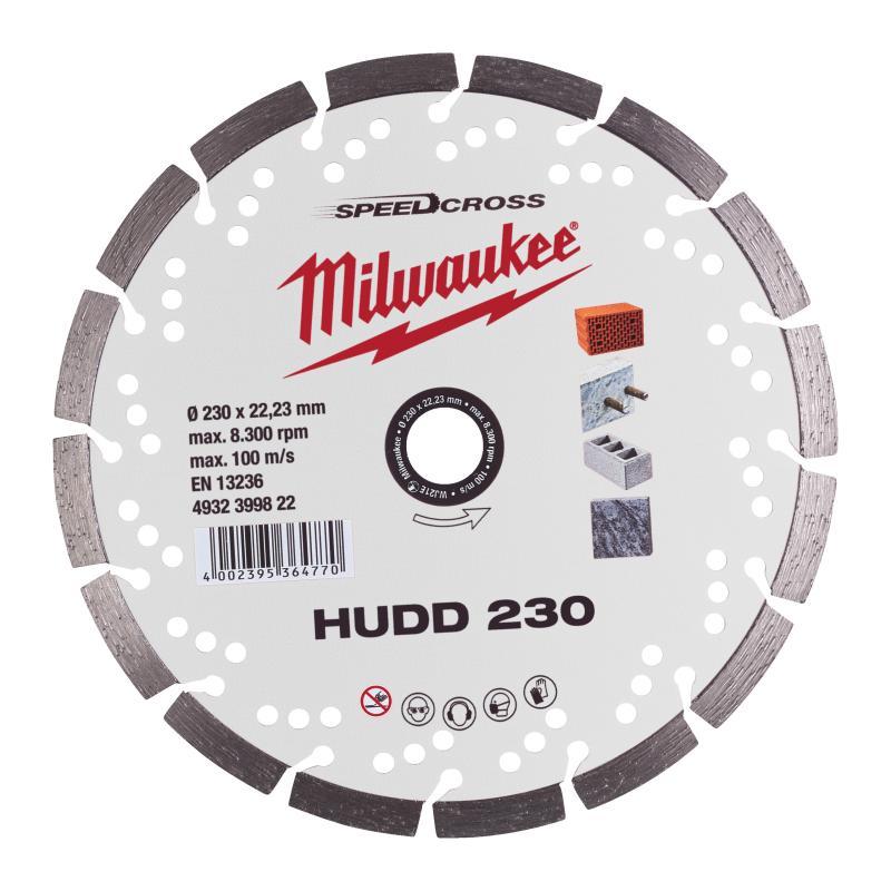Disco Diamantato Hudd Materiali Duri - Milwaukee
