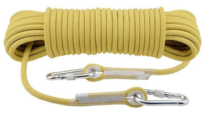 Fune Kevlar Antifiamma Intrecciata Kn34 D.10 20 Metri, 2 Asole C/moschettoni
