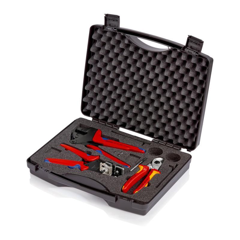 KNIPEX 97 91 01 Valigia portautensili per fotovoltaico 1 x 12 12 11, 1 x 95 16 165, 1 x 97 43 200 280 mm