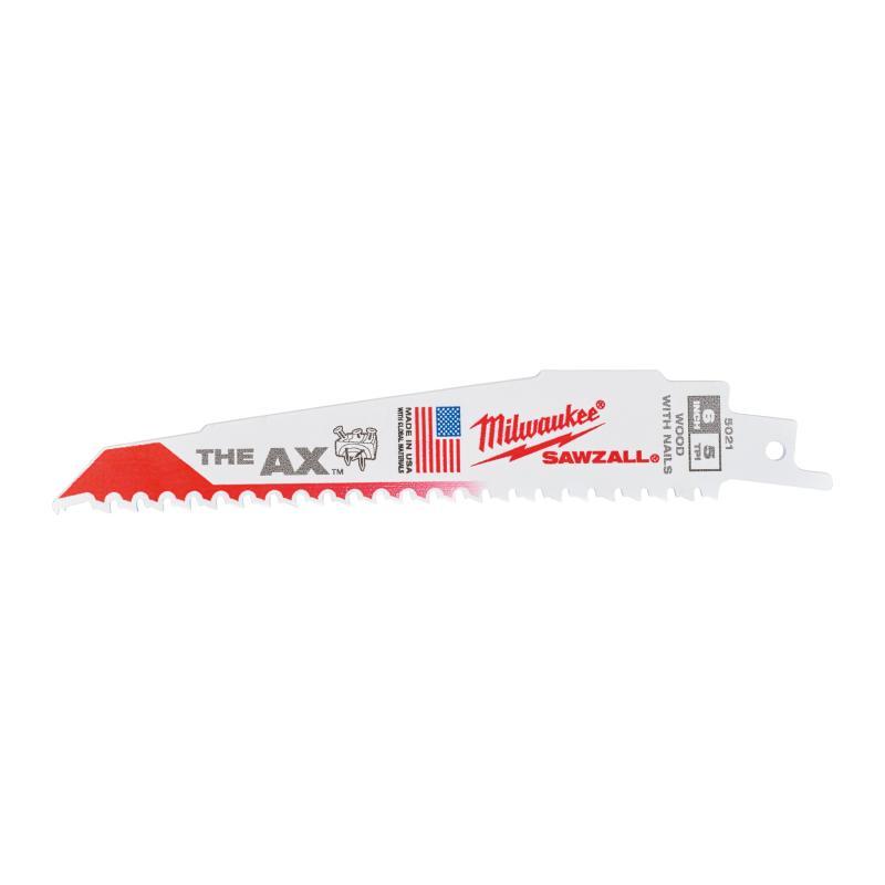 Lame Demolizione Heavy Duty Legno Con Chiodi - Milwaukee — LAMA SD AX LEGNO Lungh. mm/Passo 150/5 5pz