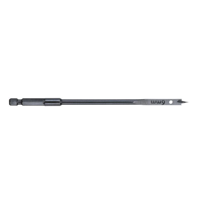 Mecchie Per Legno A Testa Piatta - Milwaukee — PUNTA A MECCHIA 6X160 MM