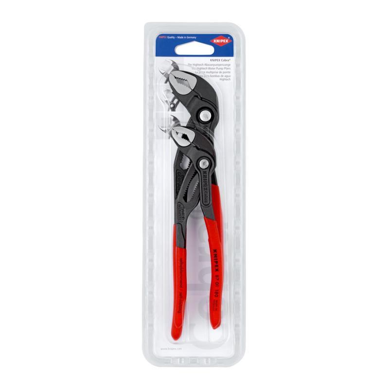KNIPEX 00 31 20 V01 Assortimento utensili 1 x 87 01 180, 1 x 87 01 250 in blister
