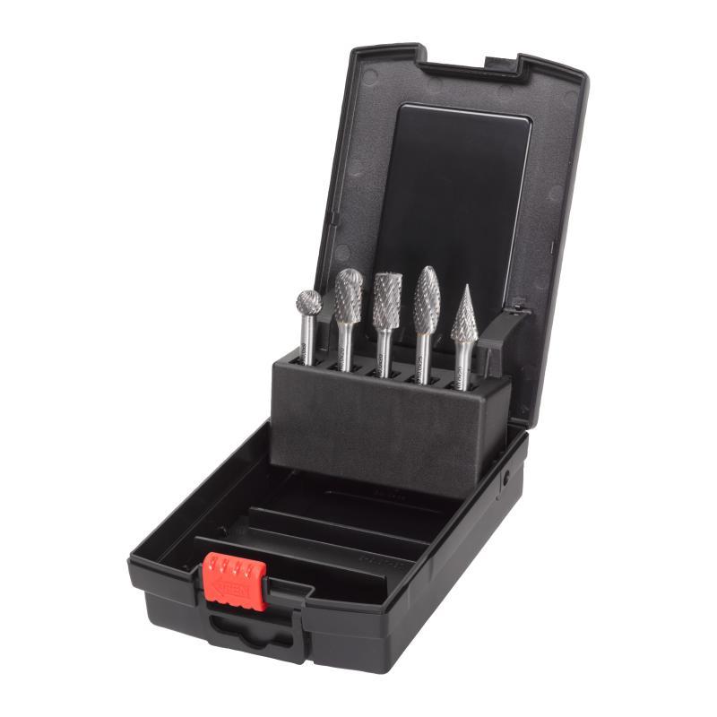 Frese Rotative - Milwaukee — SET FRESE ROTATIVE 6x12.7 MM 5 PZ
