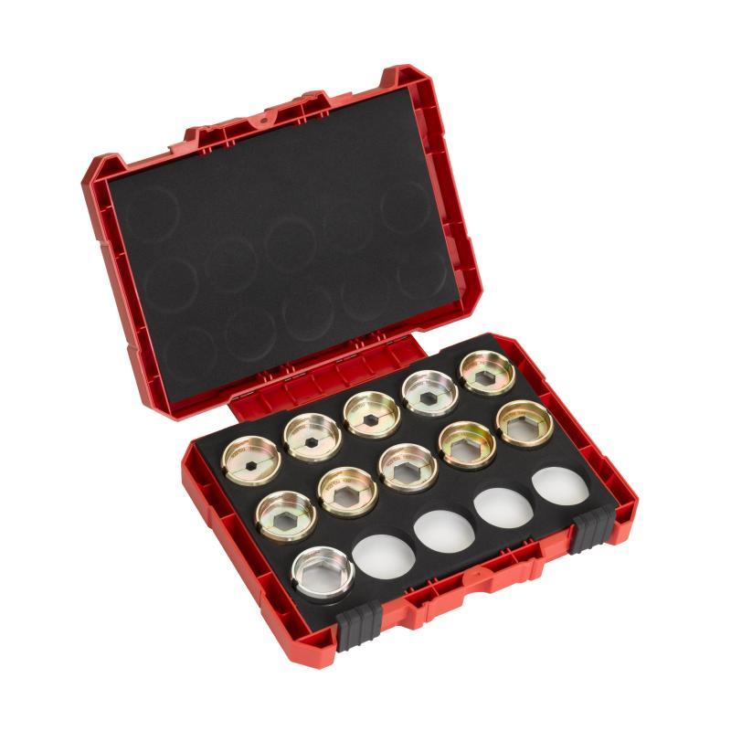 Set Matrici Serie R Per Capicorda Tubolari Standard E Serie R O Eu Per Crimpatrici Hcct - Set Matrici Serie R Per Capicorda Tubolari Standard E Serie R O Eu - Milwaukee 4932471999
