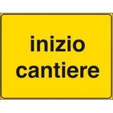 Cartello In Ferro Classe 1 Inizio Cantiere Figura II 455 — 90 x 60 cm