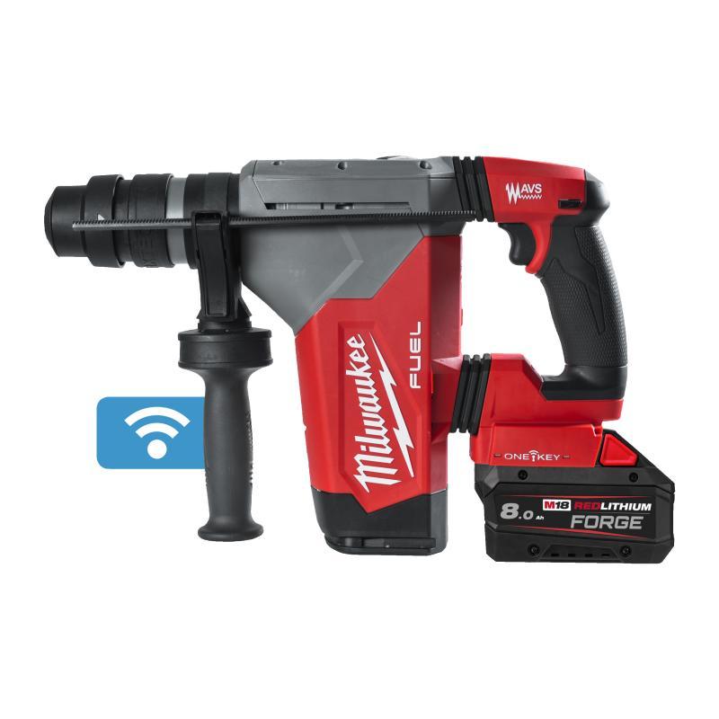 Tassellatore 18 Volt (Fixtec) 32 Mm Alta Potenza 8Ah Tecnologia Fuel One Key Valigetta Heavyduty - M18 Onefhpx-802X - Milwaukee 4933500234