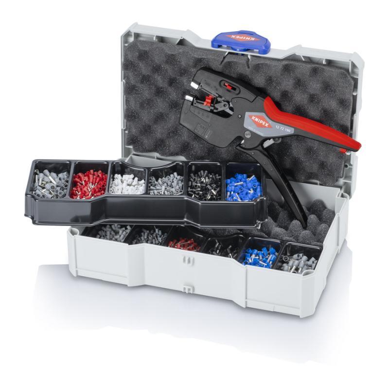 KNIPEX 97 90 27 Assortimento di capicorda per terminali a bussola 13 pezzi 265 mm