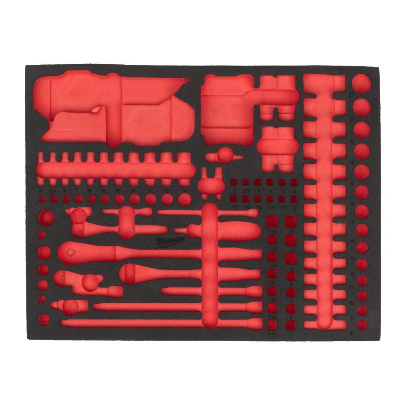 Modulo Vuoto Set Cricchetto E Bussole Da 1/2" - Milwaukee 4932500763
