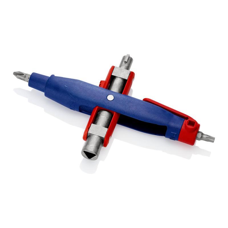 KNIPEX 00 11 07 Chiave universale per quadri ed armadi elettrici, forma a penna per tutti i sistemi di chiusura più comuni 145 mm