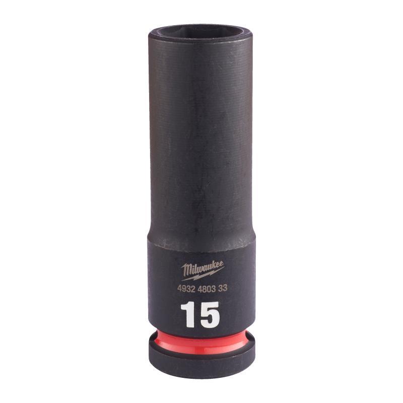 Shockwave Impact Duty Impact Sockets - Milwaukee — BUSSOLA A MACCHINA DA 1/2 15 mm - LUNGA