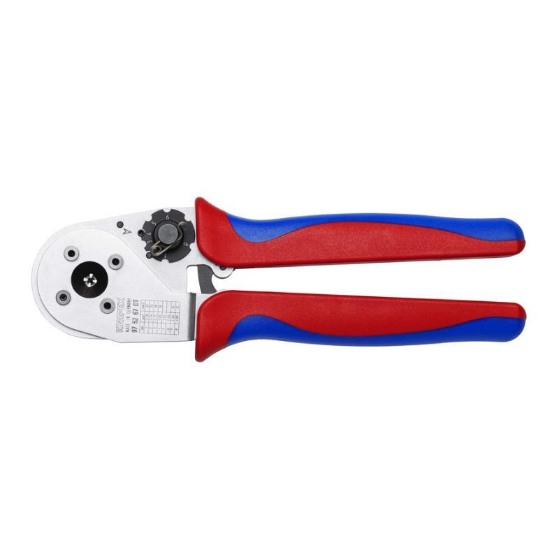 KNIPEX 97 52 67 DT Crimpatrice a quattro punzoni per contatti DEUTSCH 230 mm