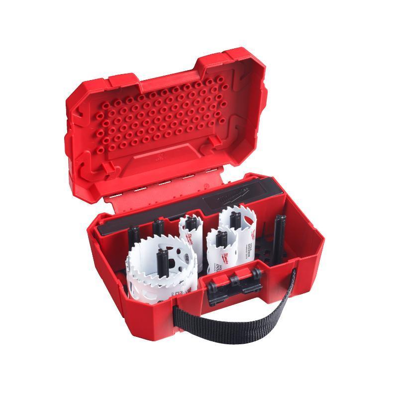 Seghe A Tazza Hole Dozer Denti In Carburo - Milwaukee — KIT SEGHE A TAZZA TCT 9 Pz