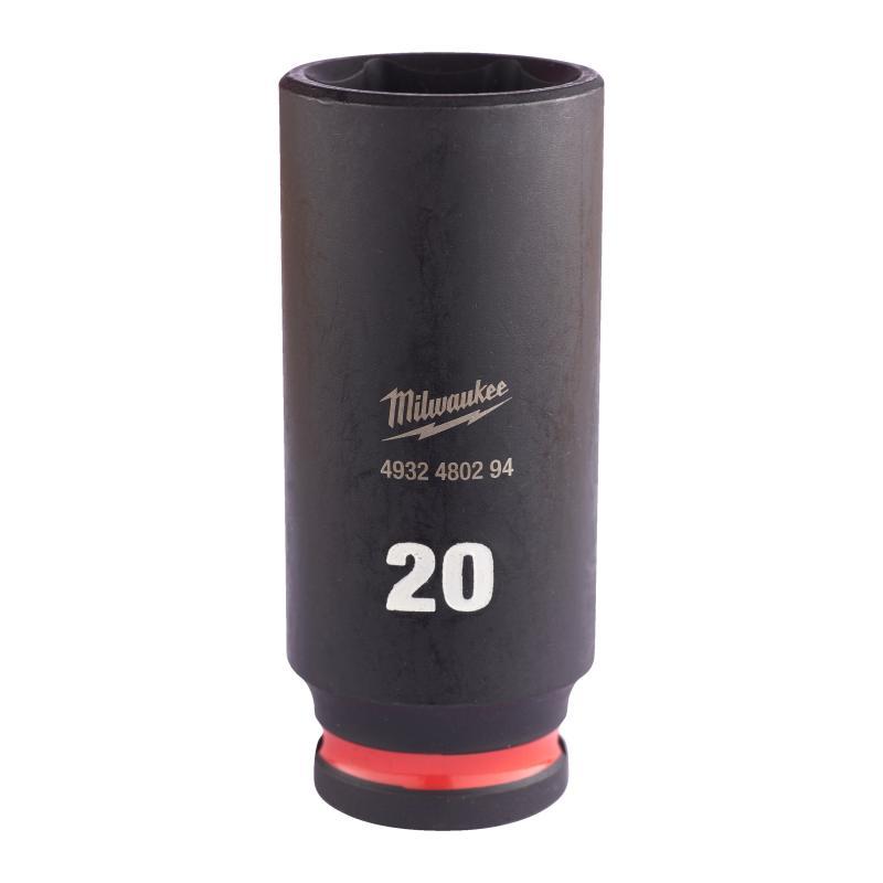 Shockwave Impact Duty Impact Sockets - Milwaukee — BUSSOLA A MACCHINA DA 3/8 20 mm - LUNGA
