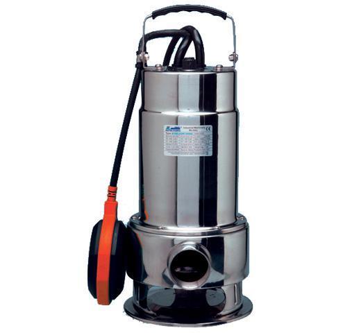 Elettropompa Sommergibile A Girante Arretrata STEELVORT 80sg In Acciaio Inox 0.8Hp 0.59Kw Per Acque Cariche