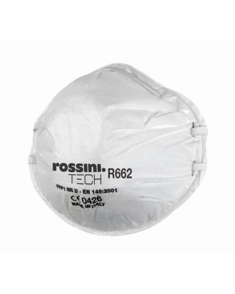 Respiratore FFP2 a Conchiglia Monouso per Polveri, Fumi e Nebbie - R662 - Rossini R662