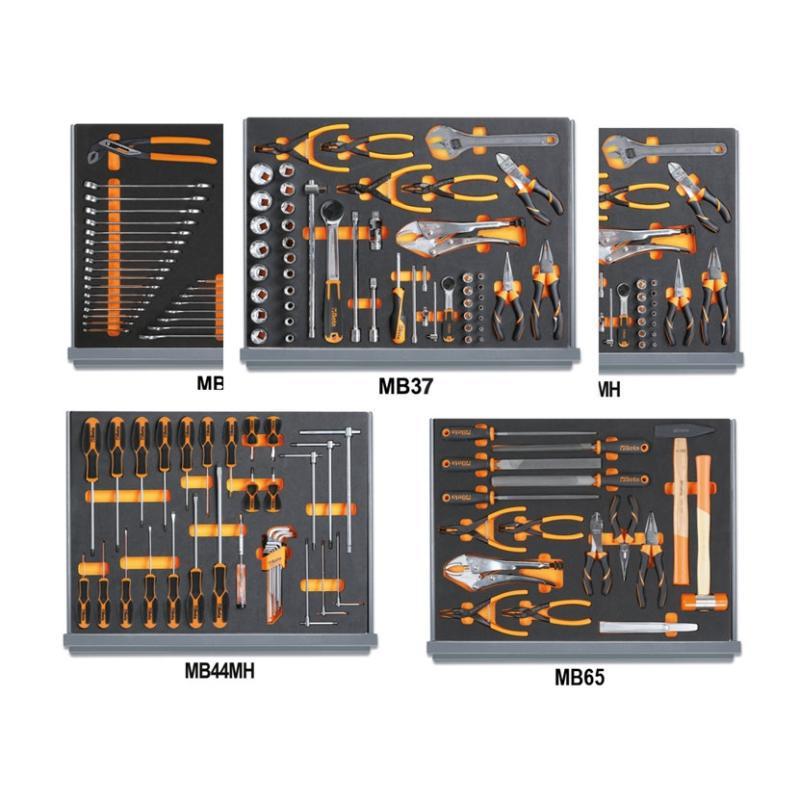 Assortimento Di 133 Utensili Per Manutenzioni Industriali In Vassoio Morbido In Eva 5935VI/2MB Beta 059351316