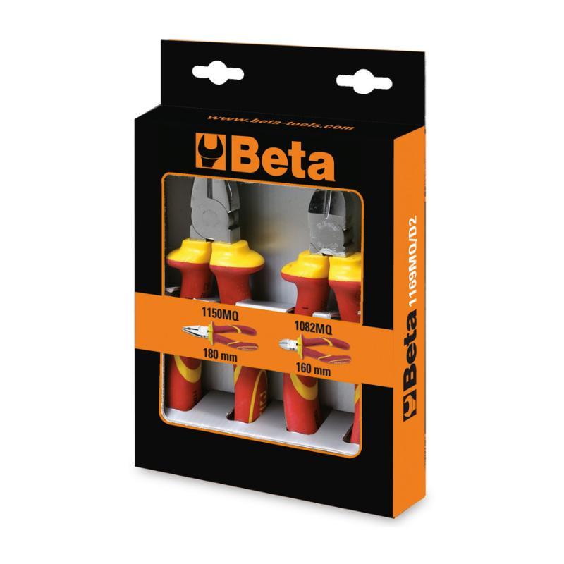 Assortimento Di 1 Pinza Universale Isolata E 1 Tronchese Isolato 1169MQ/D2 Beta 011690152