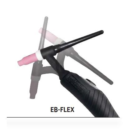Torcia TIG Aria 4M WTT2-26 con Impugnatura Ergonomica con Testa Flessibile Connessione C5B