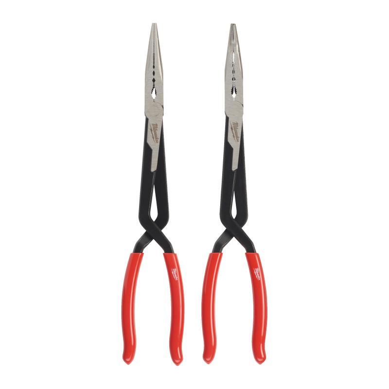 Pinze Doppio Fulcro - Milwaukee — SET PINZE CON BECCHI LUNGHI 2 PZ