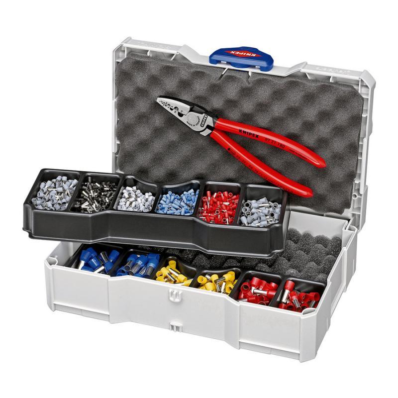 KNIPEX 97 90 06 Assortimento di capicorda per terminali a bussola 265 mm