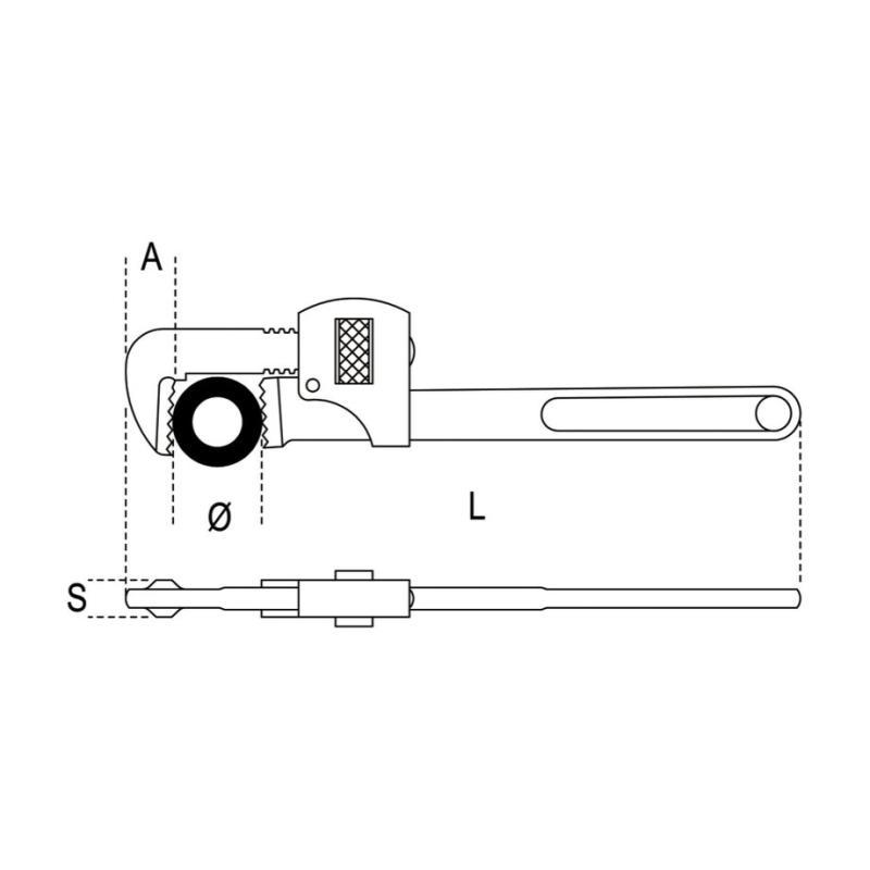 Giratubi Modello Americano, In Acciaio Inossidabile 362 INOX 300 BetaINOX 003620430