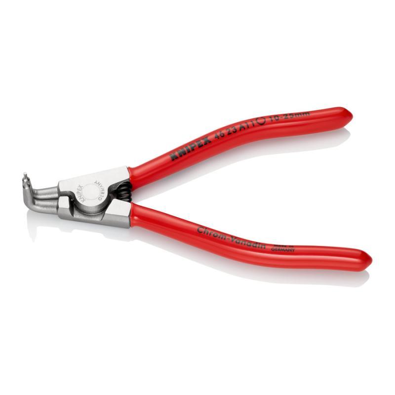 KNIPEX 46 23 A11 Pinza per anelli di sicurezza per anelli di sicurezza esterni su alberi rivestiti in resina sintetica cromata 125 mm