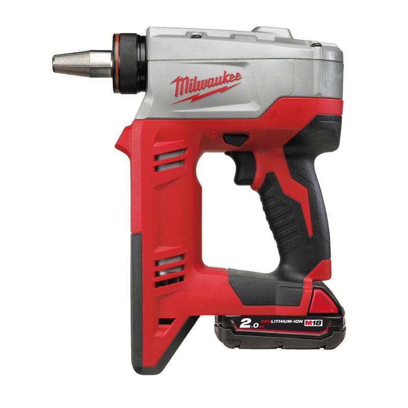 Espansore 18 Volt Heavy Duty + Teste 16/20/25/32 Mm Per Tubi 10 Bar - Hd18 Pxp-H10202C - Milwaukee 4933441774
