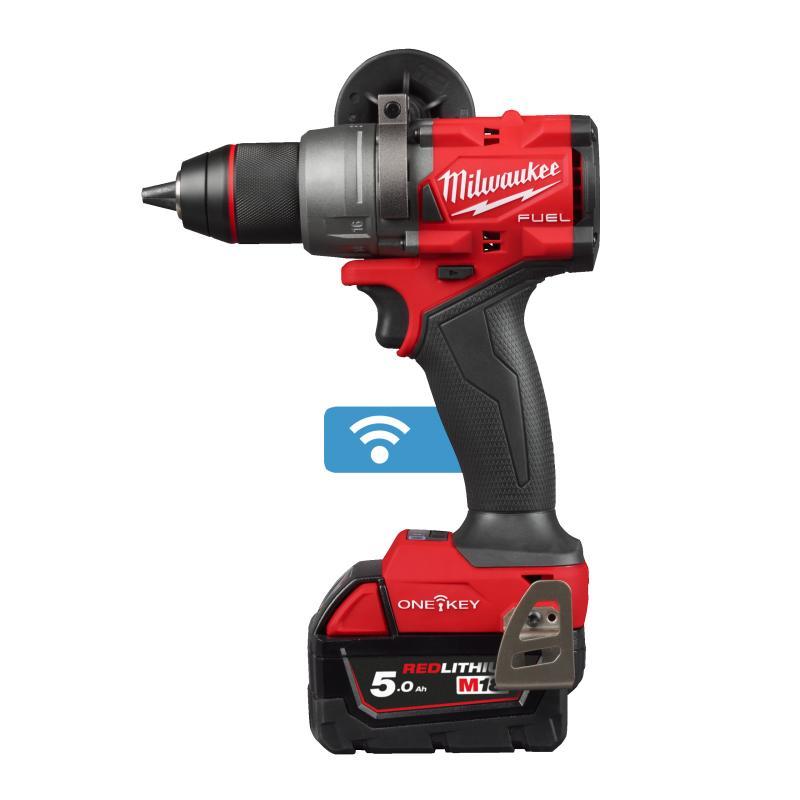 Trapano Compatto 18 Volt 5,0Ah Tecnologia Fuel One Key Valigetta Heavyduty - M18 Onedd3-502X - Milwaukee 4933492802