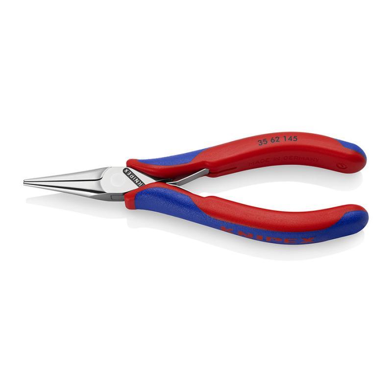 KNIPEX 35 62 145 Pinza speciale per elettronica con impugnature multicomponente pulita a specchio 145 mm